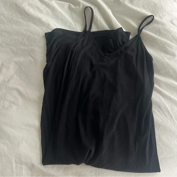 Reformation Black Knit Midi Slip Dress - Picture 6 of 7